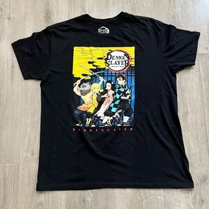 Demon Slayer T-Shirt Black Size XL Tanjiro, Nezuko, Zenitsu and Inosuke